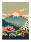 GobekUsa Japanese Nature Landscape Canvas Wall Art