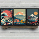 GobekUsa Japanese Nature Landscape Canvas Wall Art