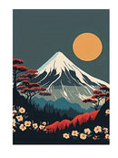 GobekUsa Japanese Nature Landscape Canvas Wall Art