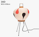 GobekUsa Japanese Style Paper Floor Lamp for Home Décor and Lighting
