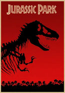 Jurassic park mosquito amber stone dinosaur canvas living room art by Decorbites