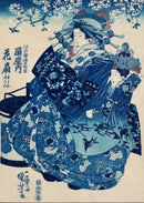 GobekUsa Katsushika Hokusai Blue Waves Canvas Wall Art
