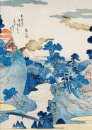 GobekUsa Katsushika Hokusai Blue Waves Canvas Wall Art