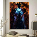 GobekUsa Kawaii Cat Anime Canvas Wall Art
