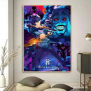 GobekUsa Kawaii Cat Anime Canvas Wall Art