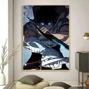 GobekUsa Kawaii Cat Anime Canvas Wall Art