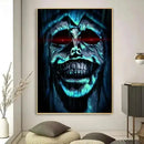 Solo leveling purple & blue anime canvas wall art bedroom decor by Decorbites