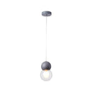 GobekUsa Kids Bedside Pendulum Light - Gourd Shape, Milky Glass, Macaron Ceiling Pendant - Pink/Yellow/Blue