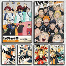 GobekUsa Kids Haikyuu Volleyball Anime Canvas Poster