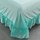 GobekUsa Korean Princess Ruffles Embroidered Quilt Set