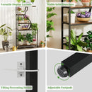 GobekUsa Large 5-Tier Industrial Plant Stand Shelf