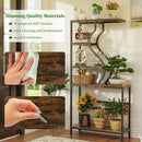 GobekUsa Large 5-Tier Industrial Plant Stand Shelf