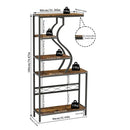 GobekUsa Large 5-Tier Industrial Plant Stand Shelf