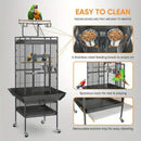 GobekUsa Large 61" Bird Cage - Non-Toxic Steel, Easy Assembly
