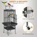 GobekUsa Large 61" Bird Cage - Non-Toxic Steel, Easy Assembly