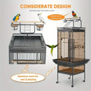 GobekUsa Large 61" Bird Cage - Non-Toxic Steel, Easy Assembly