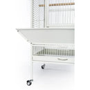 GobekUsa Large Chalk White Bird Cage