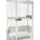 GobekUsa Large Chalk White Bird Cage