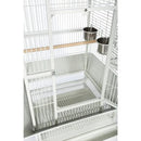 GobekUsa Large Chalk White Bird Cage