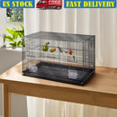 GobekUsa Large Metal Bird Cage for Cockatiels & Parakeets