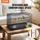 GobekUsa Large Metal Bird Cage for Cockatiels & Parakeets