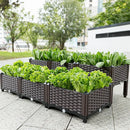 GobekUsa Large Plastic Flower Pot for Indoor & Outdoor Gardening