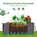GobekUsa Large Plastic Flower Pot for Indoor & Outdoor Gardening