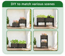 GobekUsa Large Plastic Flower Pot for Indoor & Outdoor Gardening