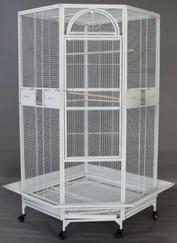GobekUsa Large Wrought Iron Parrot Cage with Rolling Base, photo 13 of 23