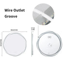 GobekUsa LED Backlit Round Bathroom Vanity Mirror