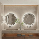 GobekUsa LED Backlit Round Bathroom Vanity Mirror