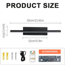 GobekUsa Led Black Rechargeable 330 Rotated Wall Sconce
