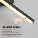 GobekUsa Led Black Rechargeable 330 Rotated Wall Sconce