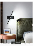 GobekUsa Led Black Rechargeable 330 Rotated Wall Sconce