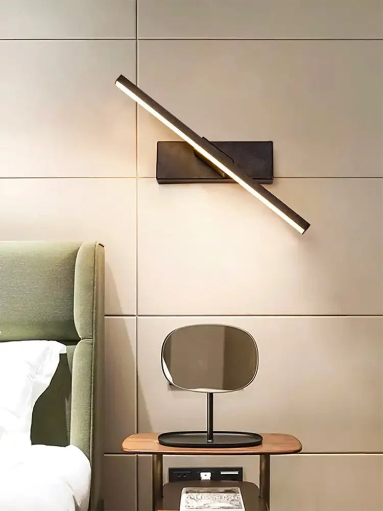 GobekUsa Led Black Rechargeable 330 Rotated Wall Sconce, photo 3 of 16