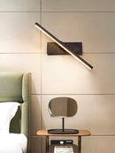 GobekUsa Led Black Rechargeable 330 Rotated Wall Sconce
