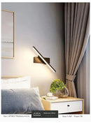 GobekUsa Led Black Rechargeable 330 Rotated Wall Sconce