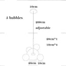 GobekUsa LED Bubble Chandelier for Home Lighting