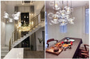 GobekUsa LED Bubble Chandelier for Home Lighting