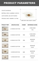 GobekUsa LED Ceiling Chandelier Light Nordic Design