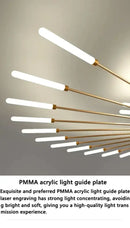 GobekUsa LED Ceiling Chandelier Light Nordic Design