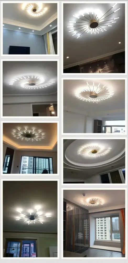 GobekUsa LED Ceiling Chandelier Light Nordic Design, photo 7 of 31