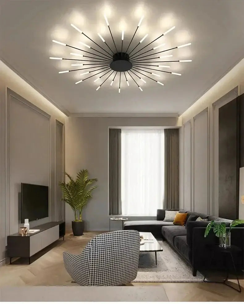 GobekUsa LED Ceiling Chandelier Light Nordic Design, photo 19 of 31