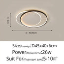 GobekUsa LED Ceiling Lights: Bedroom Study Living Room Round Luminaria Lustres Lamparas Avize