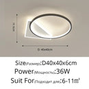 GobekUsa LED Ceiling Lights: Bedroom Study Living Room Round Luminaria Lustres Lamparas Avize