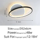 GobekUsa LED Ceiling Lights: Bedroom Study Living Room Round Luminaria Lustres Lamparas Avize