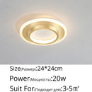GobekUsa LED Ceiling Lights for Bedroom Kitchen Modern Round Square Lighting Fixtures