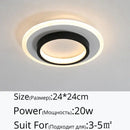 GobekUsa LED Ceiling Lights for Bedroom Kitchen Modern Round Square Lighting Fixtures