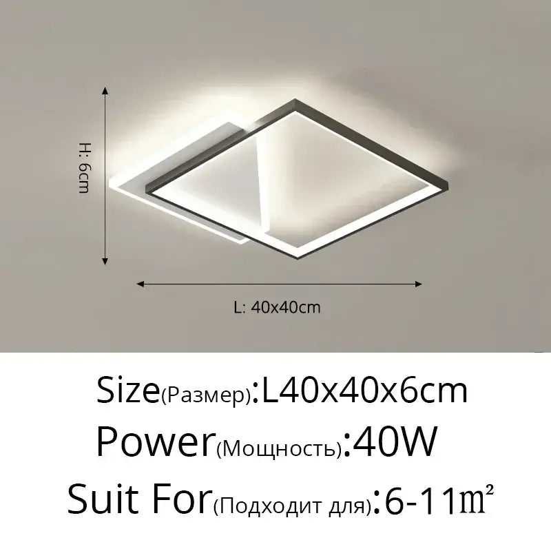 GobekUsa LED Ceiling Lights for Home Decor Luster Indoor Lighting, photo 11 of 16