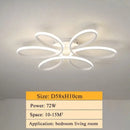 GobekUsa LED Ceiling Lights for Home Decor, White/Black Body, Living Room Bedroom Fixture